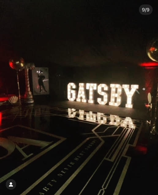 bespoke light up letter hire